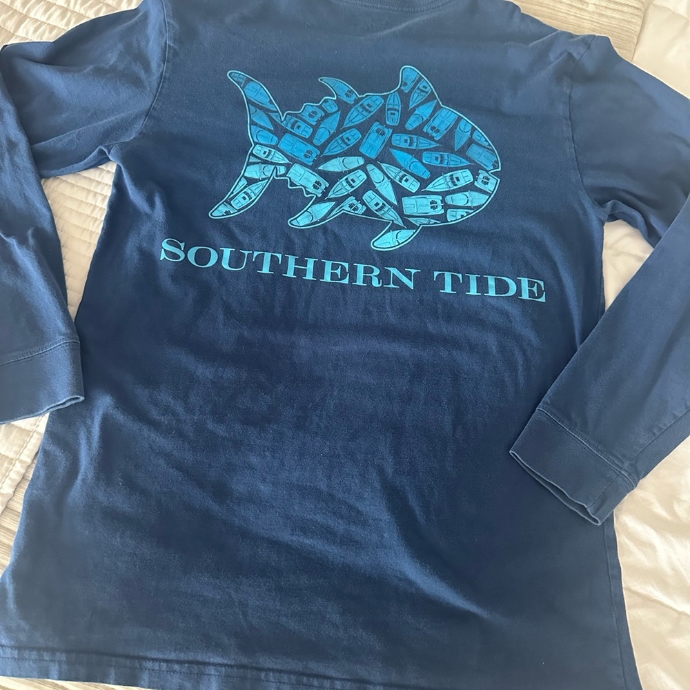 Southern Tide Men’s Navy Long Sleeve Tee